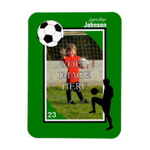 Personalised Soccer/Football Magnet