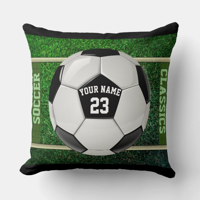 Personalised Soccer Goal Cushion (Front)