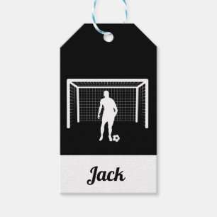 Personalised Soccer Goalie Goalkeeper Football Men Gift Tags