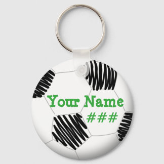 Personalised Soccer Key chain