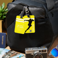 Personalised Soccer Mad | Footballer Yellow Travel