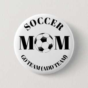 Personalised Soccer Mum Add Team Button