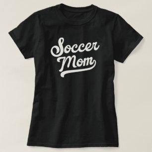 Personalised Soccer Mum Custom Jersey Number T-Shirt