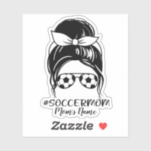 Personalised Soccer Mum Sticker