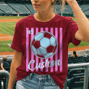 Personalised Soccer Name & Number T-Shirt