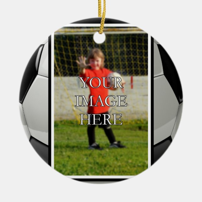 Personalised Soccer Ornament (Front)