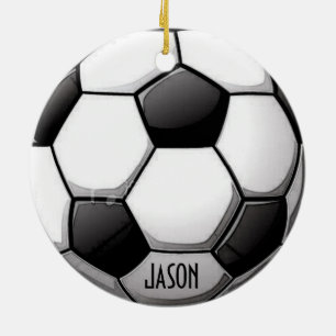 Personalised Soccer Ornament