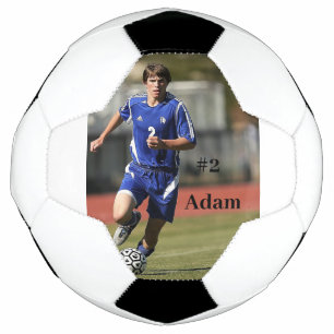Personalised Soccer Player Photo and Name Football