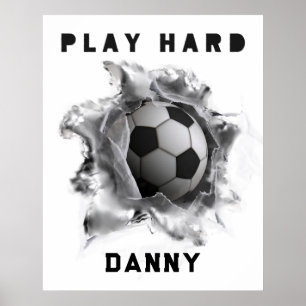 Personalised Soccer Poster