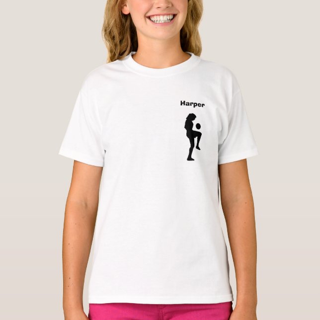 Personalised Soccer Shirt (girl) (Front)