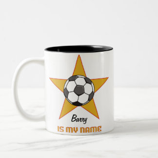 Personalised Soccer Star Mug