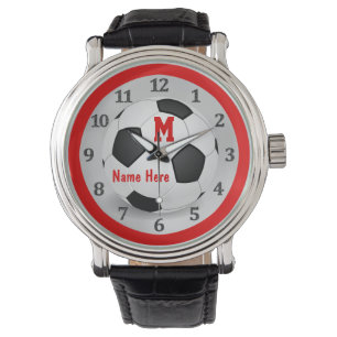 Personalised Soccer Watches with Name and Monogram
