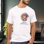 Personalised Social Media Insta Famous Pet Photo T-Shirt<br><div class="desc">When your best friend is everyone's best friend! Pet influencer personalised shirts so all your dogs fans can keep up with your insta famous pet star. Whether trips to the dog park, local pet store, or pet business shows and marketing campaigns, these professional social media shirts are perfect to show...</div>