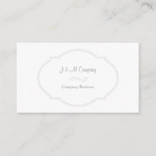 Personalised Soft Grey Profession  Business Card