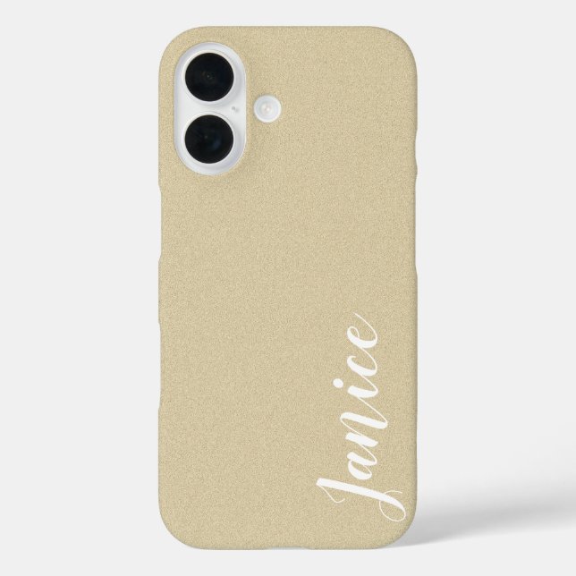 Personalised Soft Sand Texture Case-Mate iPhone Case (Back)