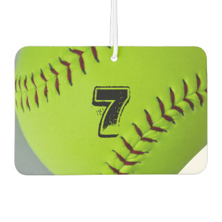 Personalised softball air freshener