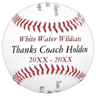 Personalised Softball Coach Thank You Gifts