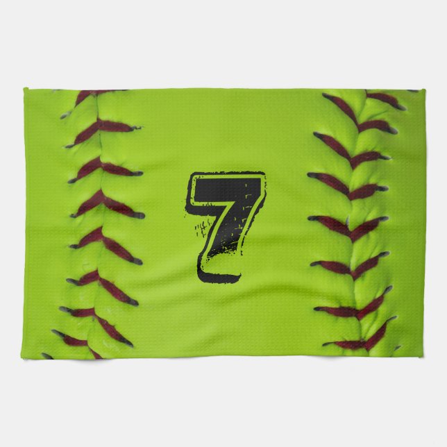 Personalised Softball Towel (Horizontal)
