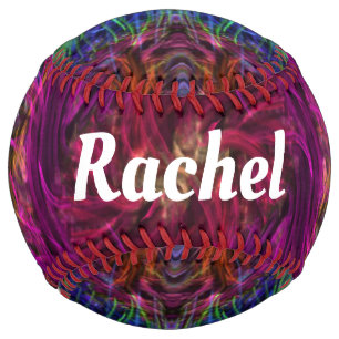 Personalised Softball with a message on back