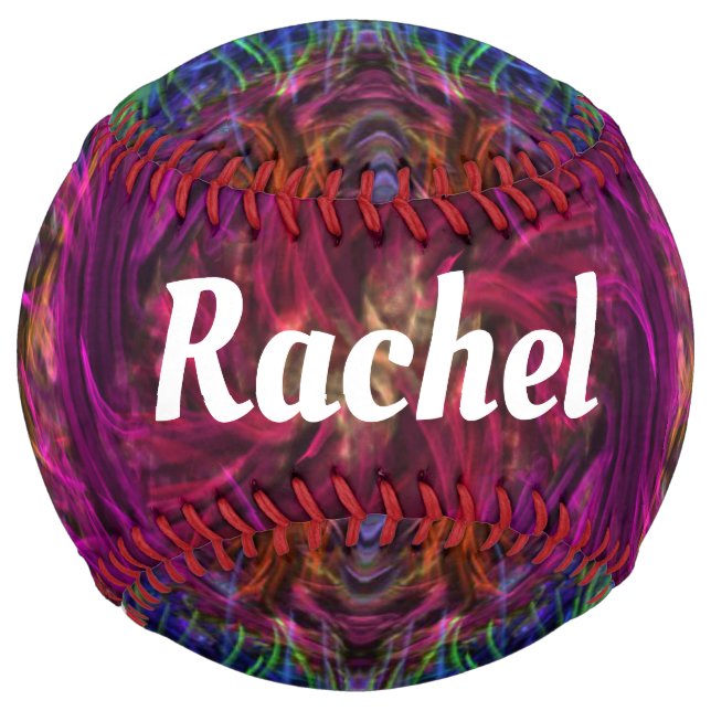 Personalised Softball with a message on back (Front)