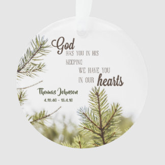 Personalised Someone In Our HeartsAcrylic Ornament