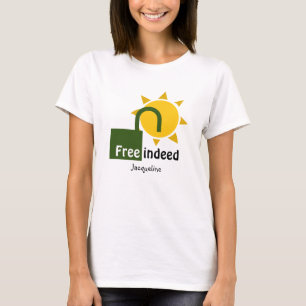 Personalised SON SETS FREE INDEED Christian T-Shirt