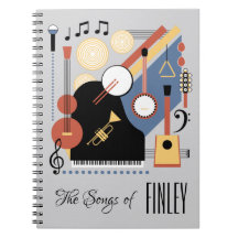 Personalised Song Book Bauhaus Band