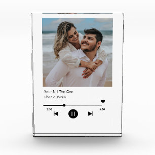 Personalised Song Plaque Playlist For Couples 