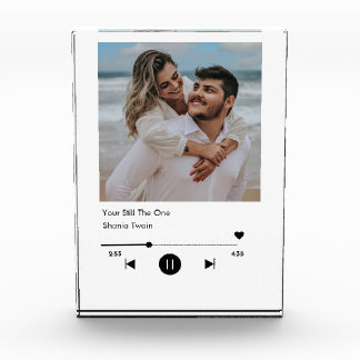 Personalised Song Plaque Playlist For Couples