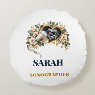 Personalised Sonographer Pillow custom name-year