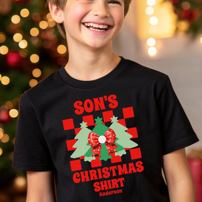 Personalised Son's Christmas Shirt (Creator Uploaded)