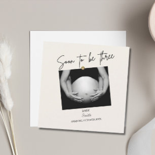 Personalised Soon to be Three  Invitation