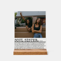 Personalised Soul Sister Definition With Photo
