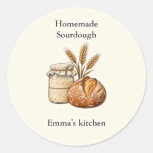 Personalised Sourdough Bread Kitchen Label
