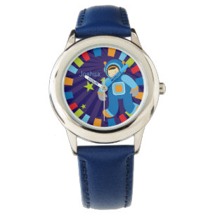 Personalised Space Age Happy Birthday Watch
