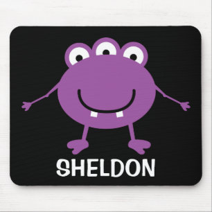 Personalised Space Alien Mousepad for Kids