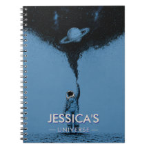 Personalised Space Astronaut Notebook
