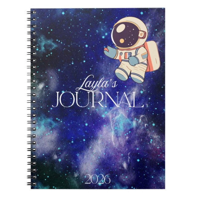 Personalised Space Journal (Front)