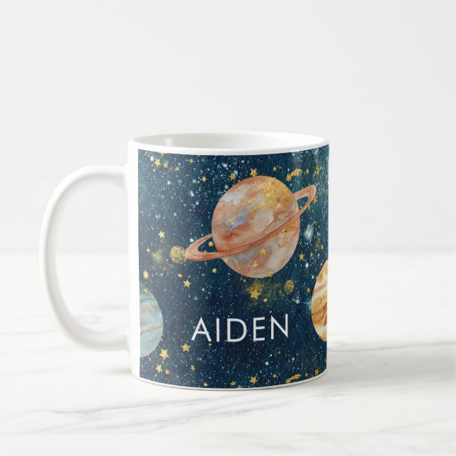 Personalised Space Mug (Left)