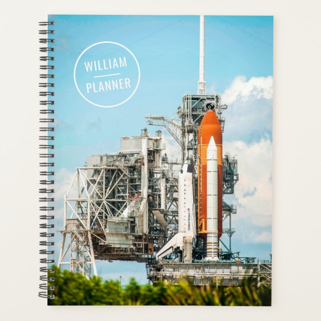 Personalised Space Shuttle Endeavour Launch Pad Planner (Front)