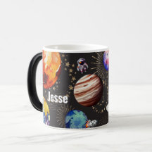Personalised Space Themed Mug