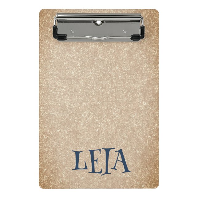Personalised Spanish Vanilla Paper Mini Clipboard (Front)