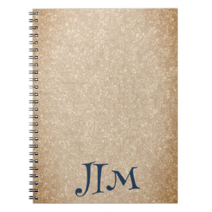 Personalised Spanish Vanilla Paper Notebook