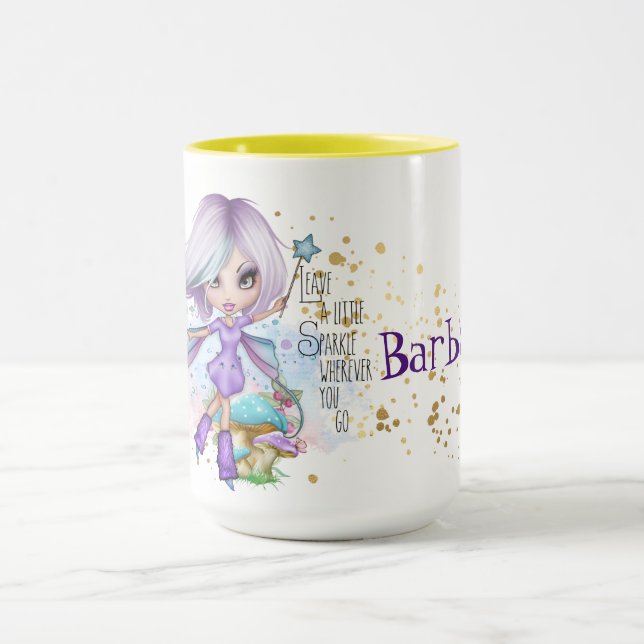Personalised Sparkle Fairy Mug (Center)