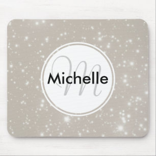 Personalised Sparkles in the Night Sky Mouse Mat