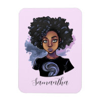 Personalised Sparkling African American Woman