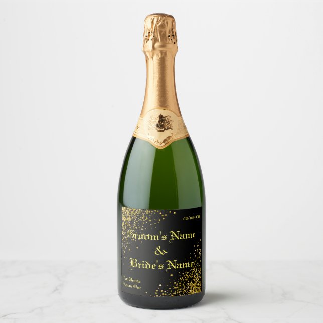 Personalised Sparkling Wine Label (Front)