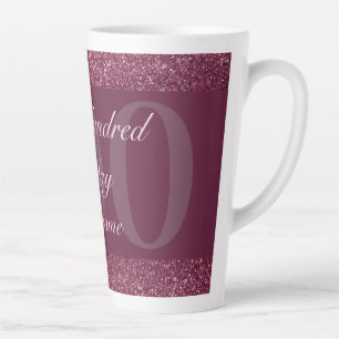 personalised special birthday mug gift 100th