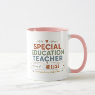 Personalised Special Education Teacher Coffee Mug