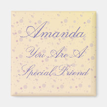 Personalised Special Friend Purple Magic